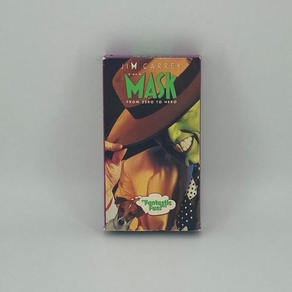 Other - The Mask VHS Jim Carrey 1995 Comedy Tape Fantasy Zero To Hero PG-13